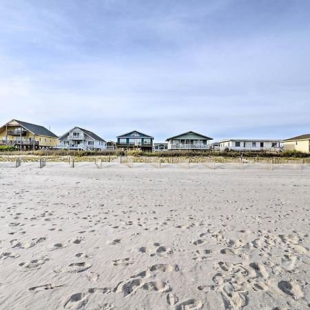 Pet-Friendly Second Row House Steps To Beach! Holden Beach Kültér fotó