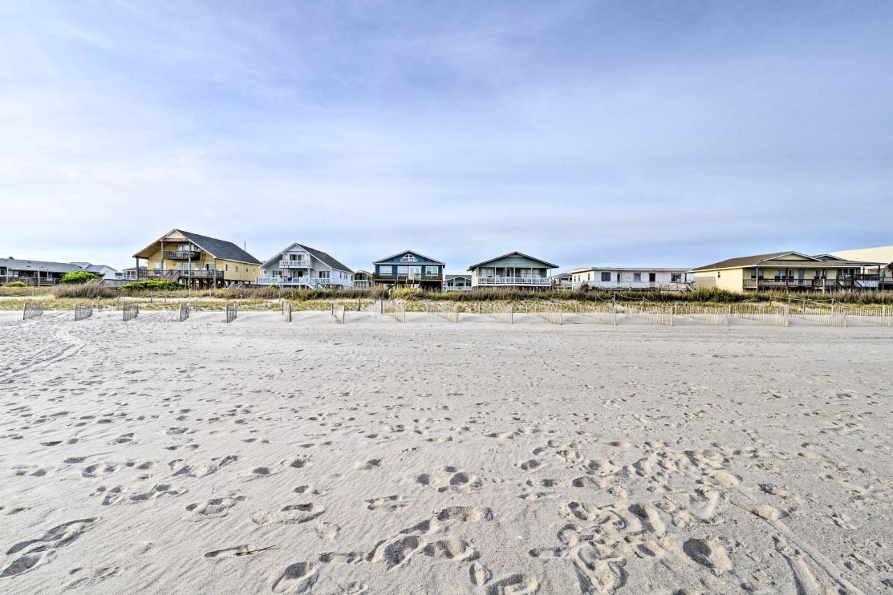 Pet-Friendly Second Row House Steps To Beach! Holden Beach Kültér fotó