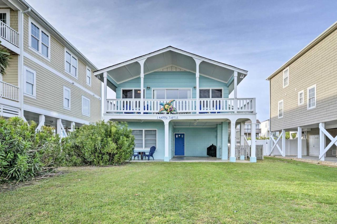 Pet-Friendly Second Row House Steps To Beach! Holden Beach Kültér fotó