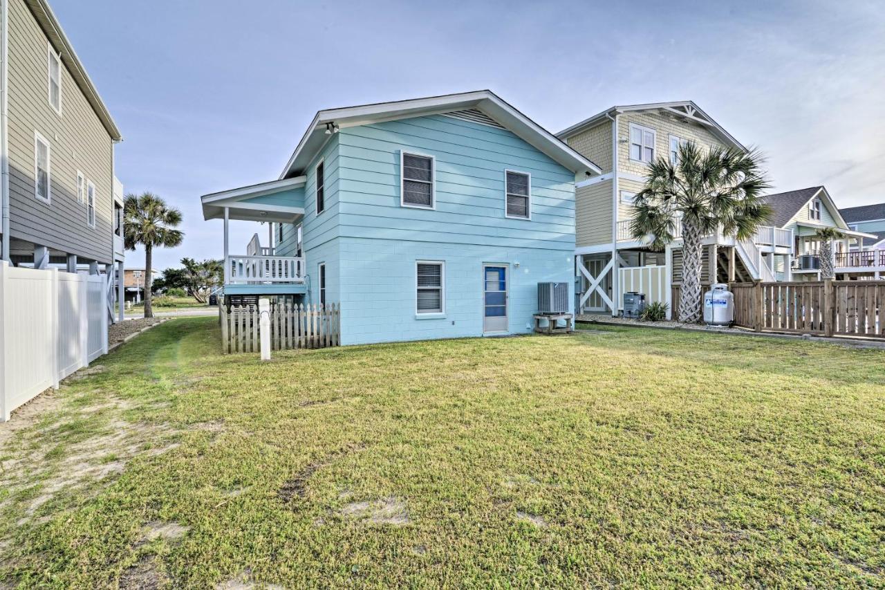 Pet-Friendly Second Row House Steps To Beach! Holden Beach Kültér fotó